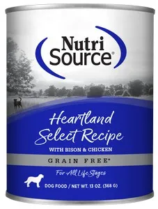 12/13oz Nutrisource Grain Free Heartland Select - Health/First Aid